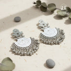 Ivory Empress Chandbali Jhumkas