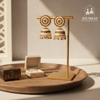 Gold 'Rajwadi' Jhumkas