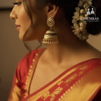 Gold 'Rajwadi' Jhumkas