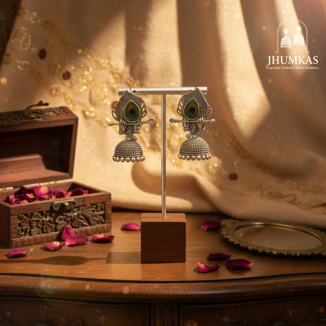 Krishna Leela Jhumkas