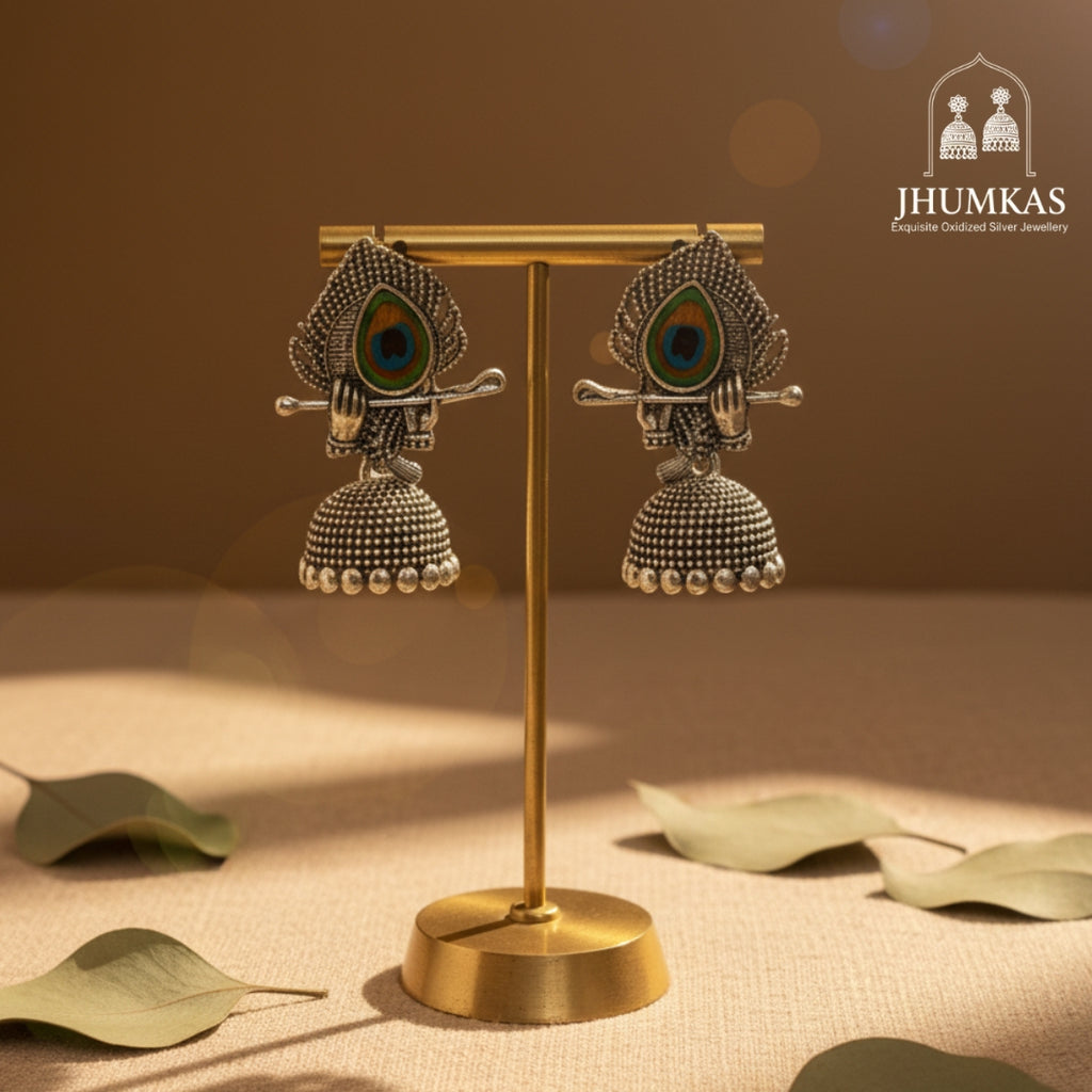 Krishna Leela Jhumkas