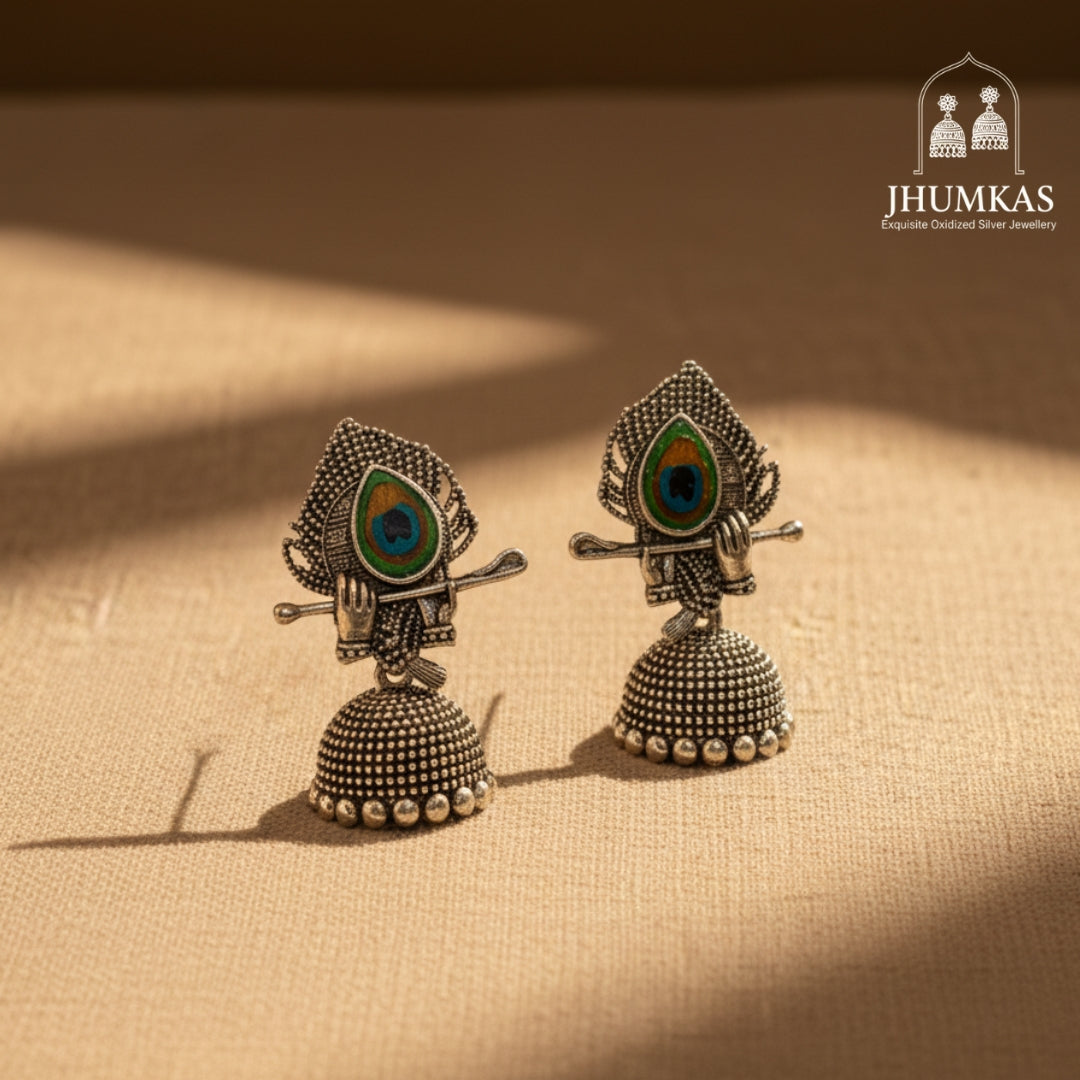 Krishna Leela Jhumkas